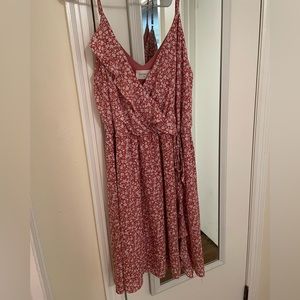 Mauve floral dress